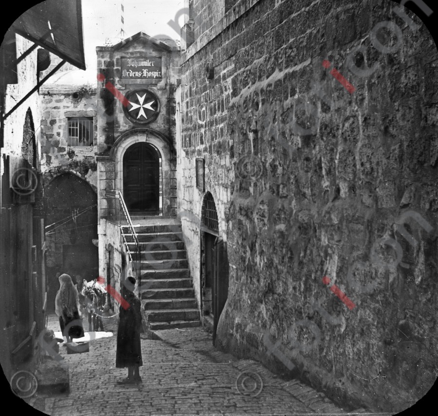 Via Dolorosa | Via Dolorosa - Foto foticon-simon-129-028-sw.jpg | foticon.de - Bilddatenbank für Motive aus Geschichte und Kultur